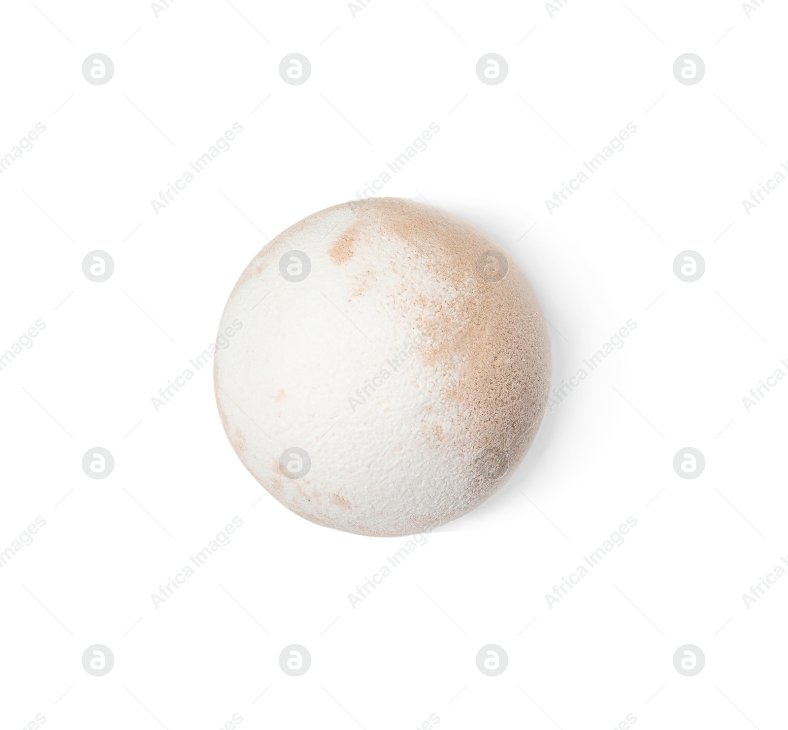 Photo of Bath bomb on white background. Spa product