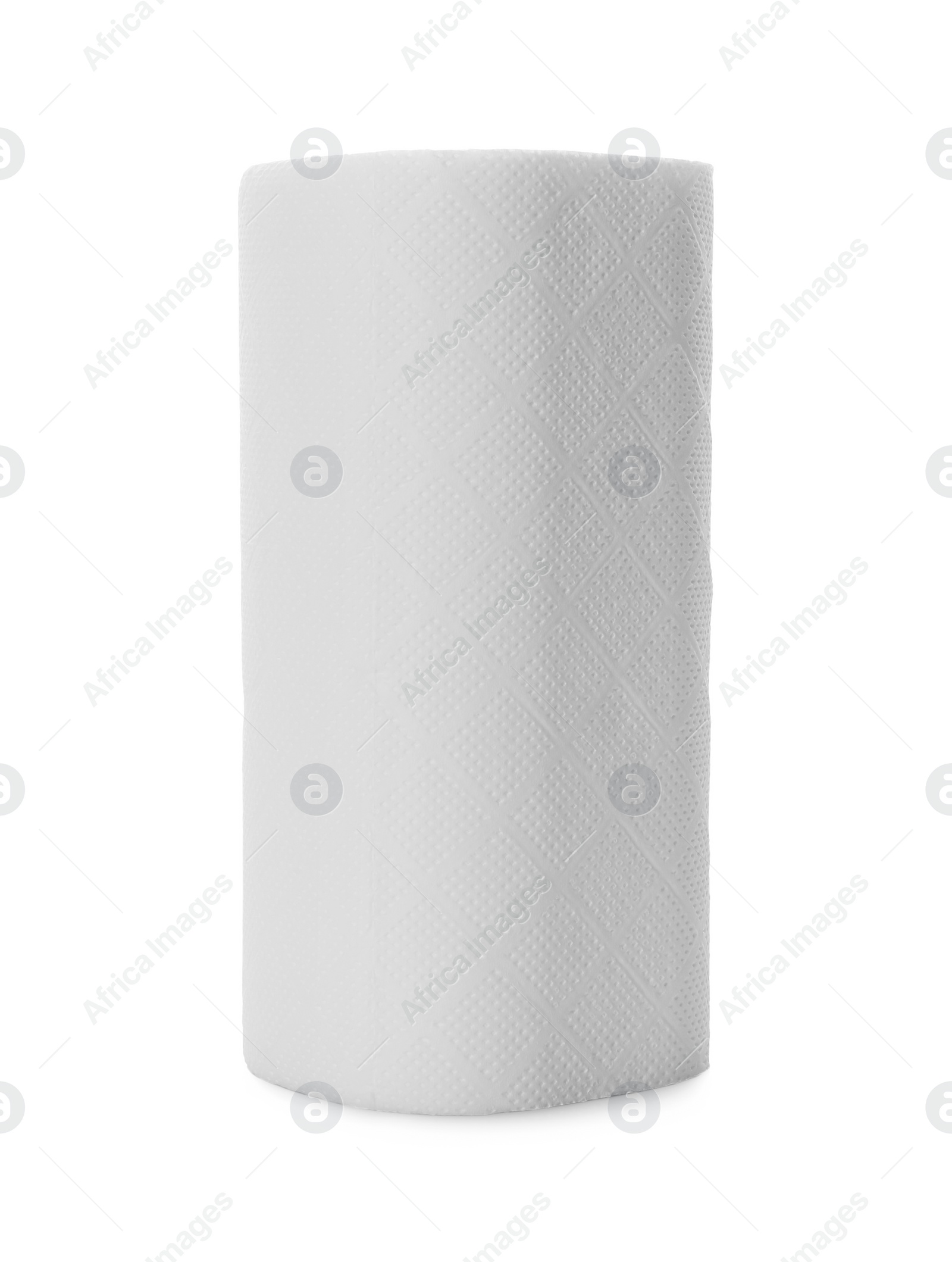 Photo of Roll of paper tissues isolated on white