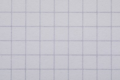 Texture of copybook paper sheet as background, closeup