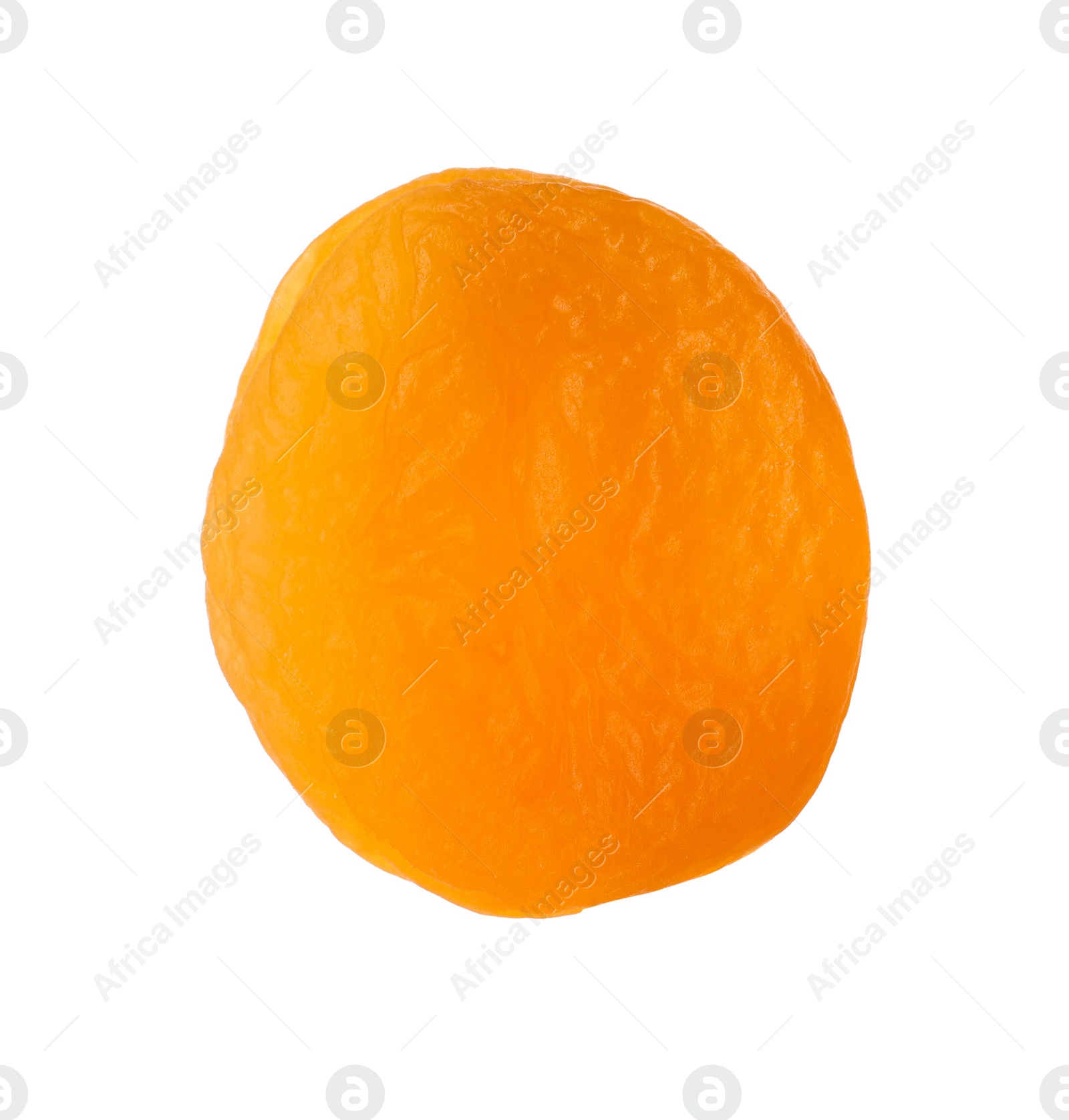 Photo of Tasty apricot isolated on white. Dried fruit