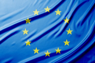 Image of National flag of European Union. Symbol of Europe