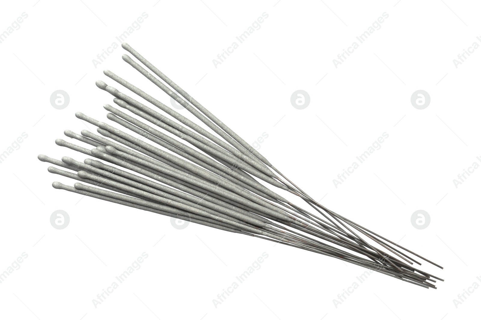 Photo of Many new sparkler sticks on white background