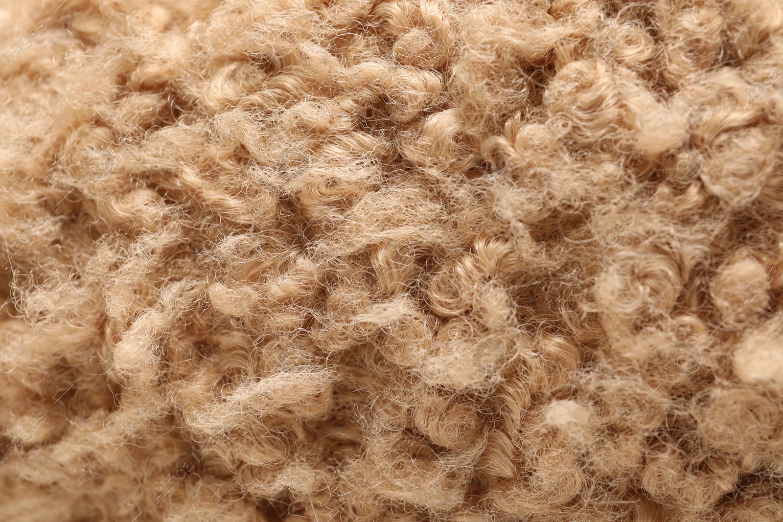 Photo of Texture of faux fur as background, closeup