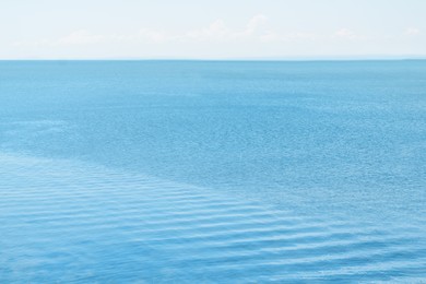 Photo of Picturesque view of beautiful seascape on sunny day