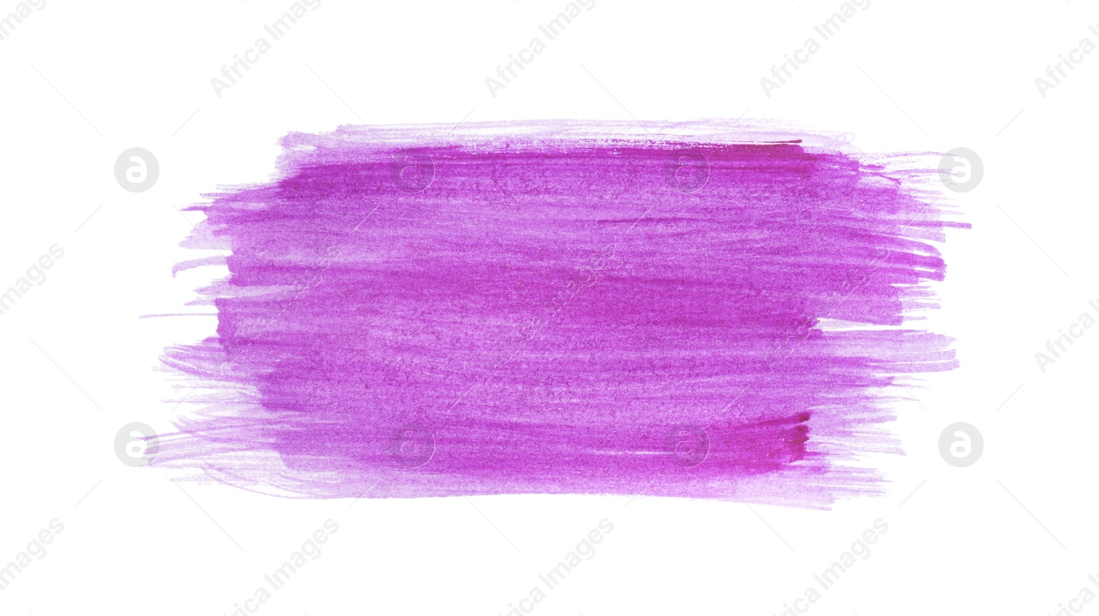 Photo of Paint stroke drawn with brush on white background