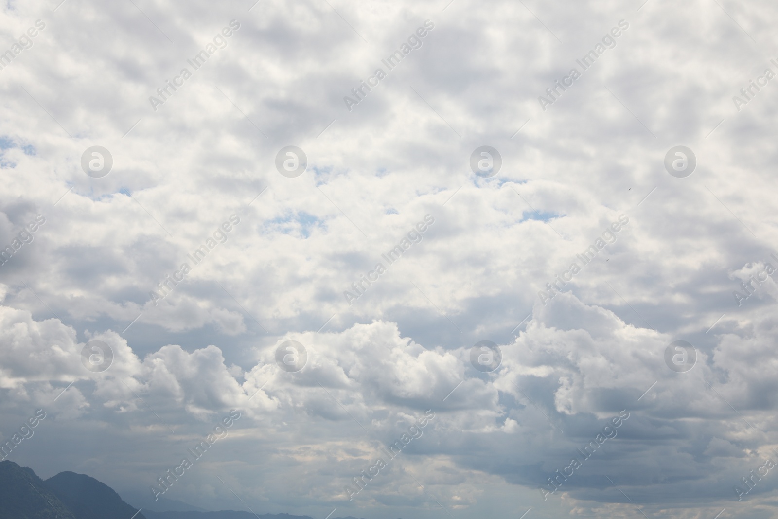 Photo of Picturesque view of beautiful sky with fluffy clouds