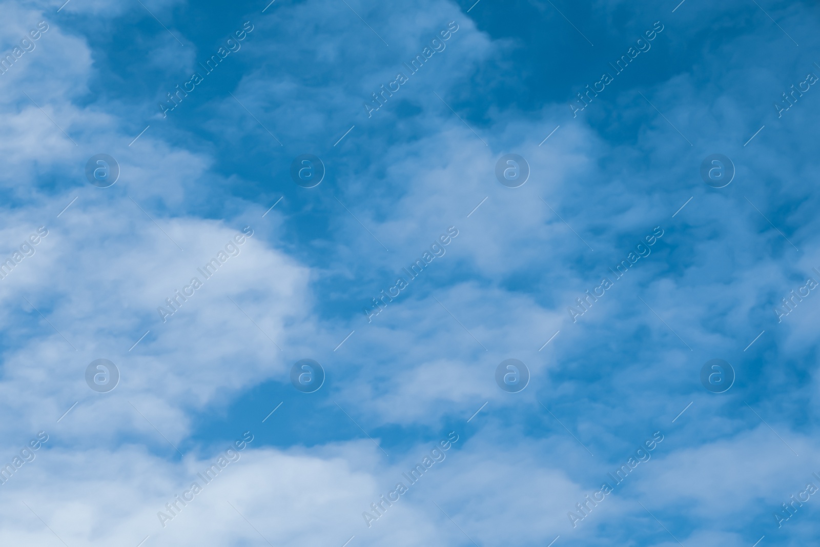 Photo of Beautiful blue sky with white clouds on sunny day