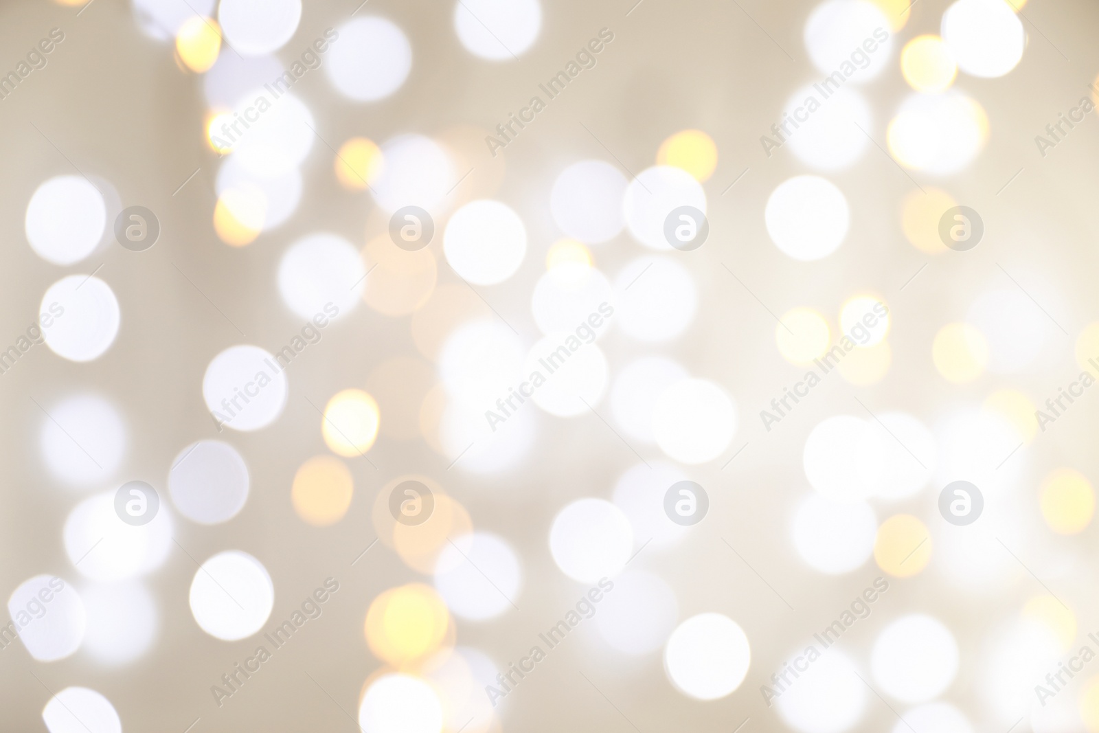 Photo of Blurred festive lights as background. Bokeh effect