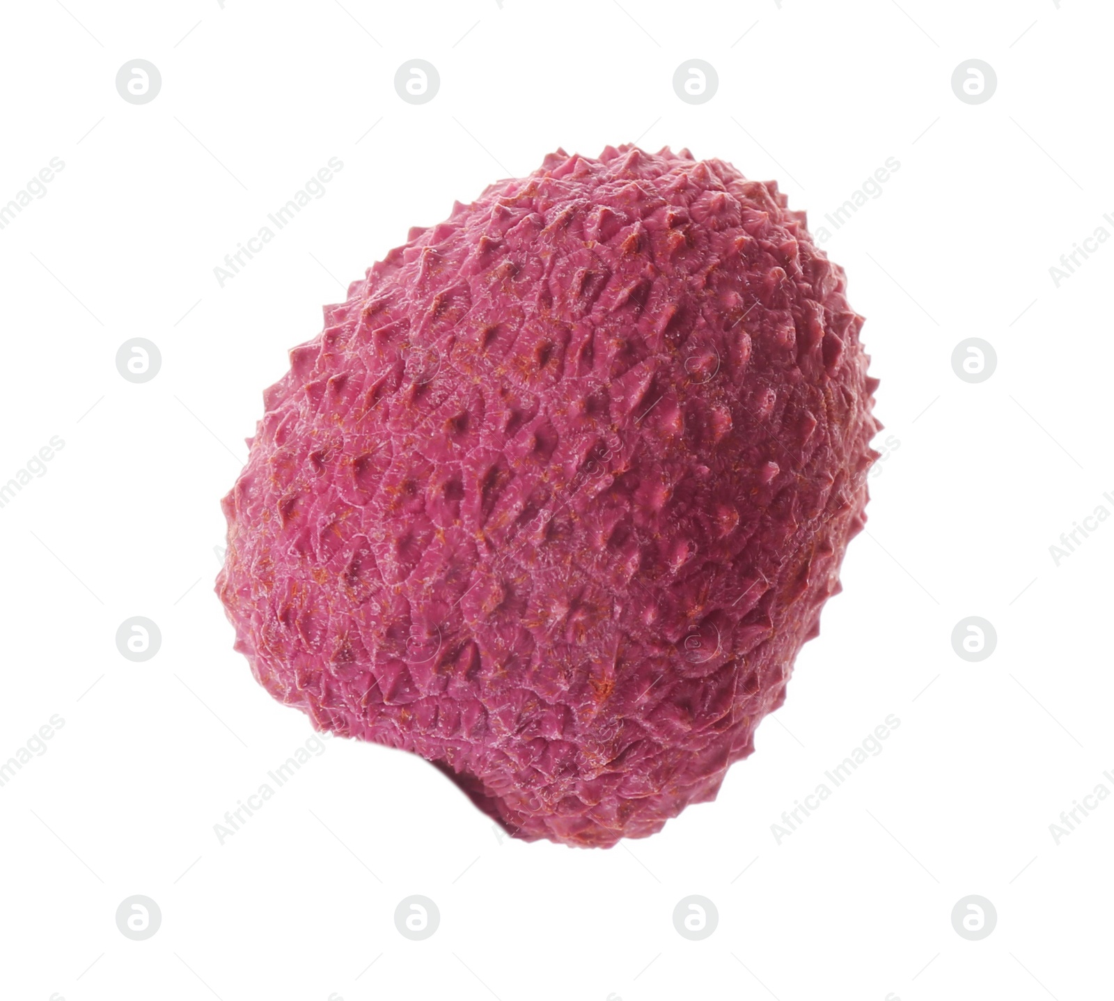 Photo of Whole ripe lychee fruit isolated on white