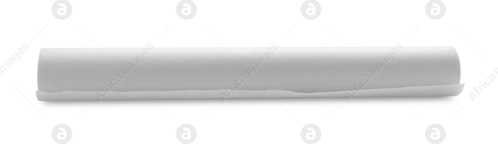 Photo of Roll of baking paper isolated on white