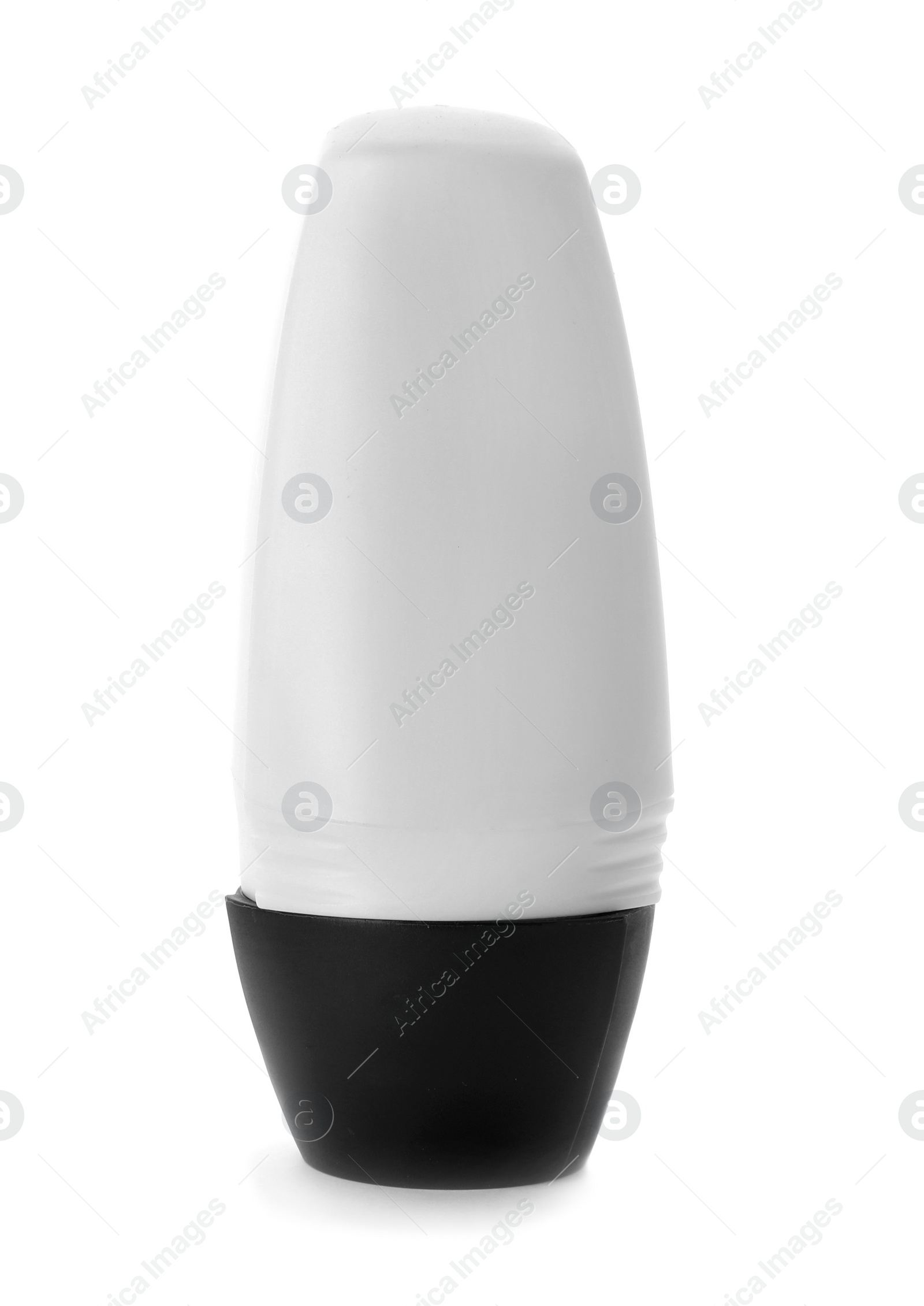 Photo of Roll-on deodorant on white background. Skin care