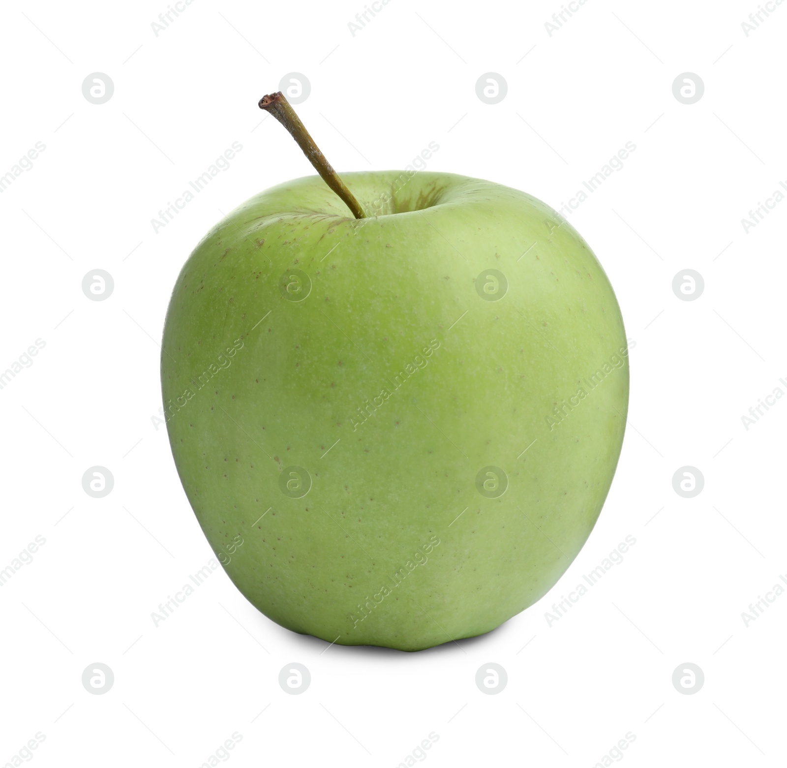 Photo of Fresh ripe green apple isolated on white