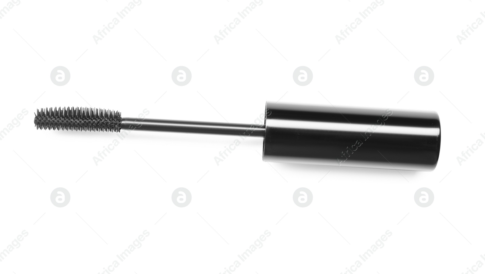 Photo of One mascara applicator isolated on white. Makeup product