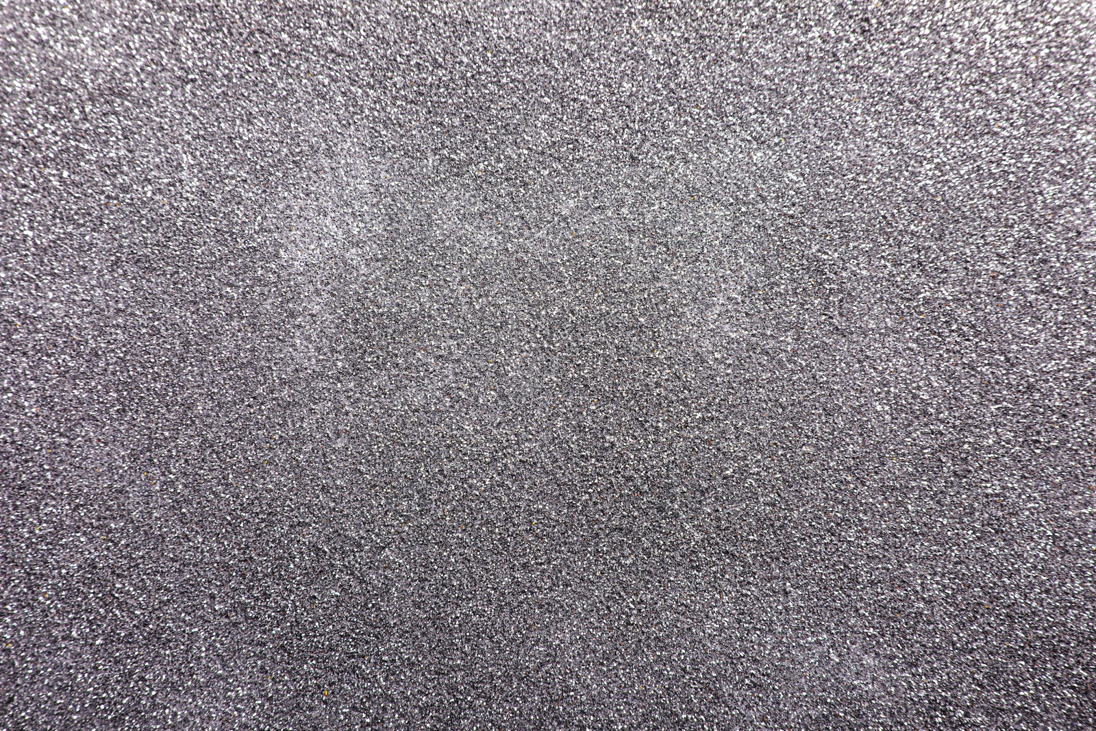 Photo of Beautiful shiny silver glitter as background, top view