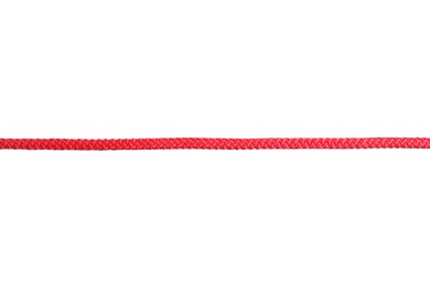 Photo of Color rope on white background. Simple design