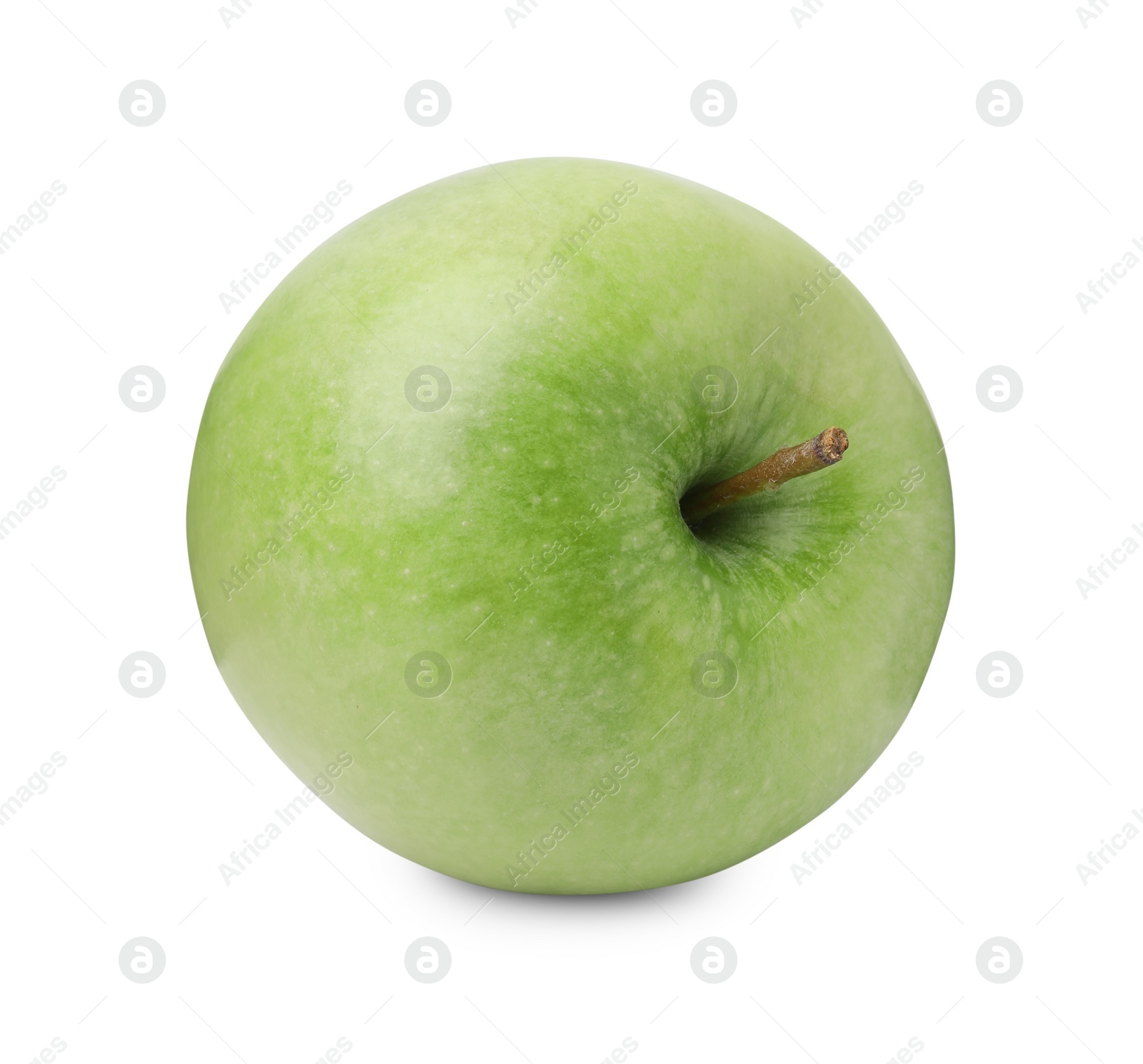 Photo of Whole ripe green apple isolated on white