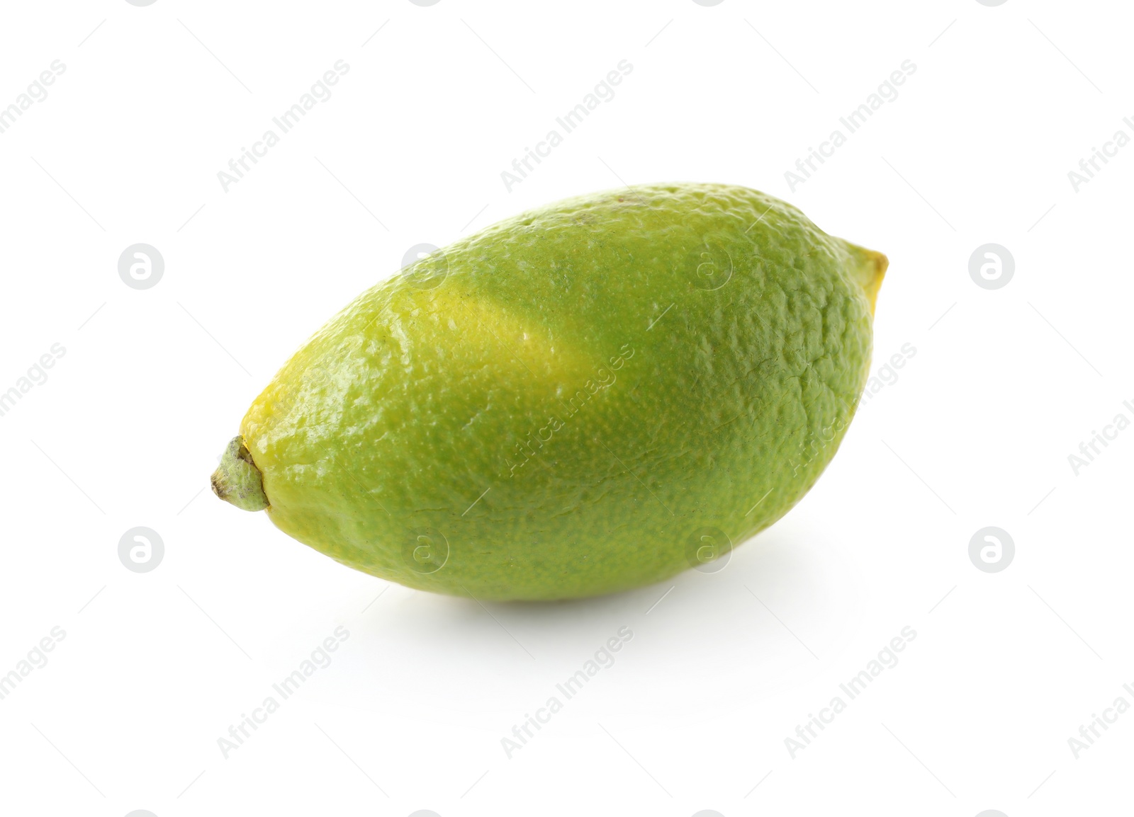 Photo of Ripe citrus fruit on white background. Healthy snack