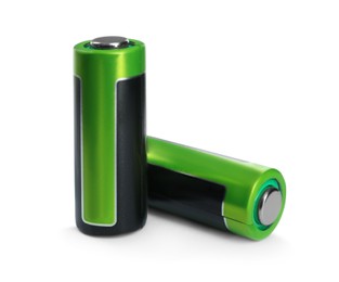 Image of New N batteries on white background. Dry cell
