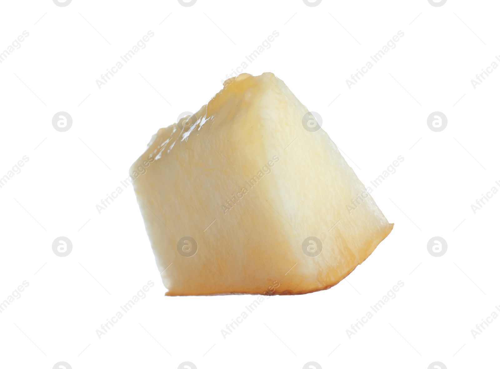 Photo of Piece of delicious ripe melon isolated on white