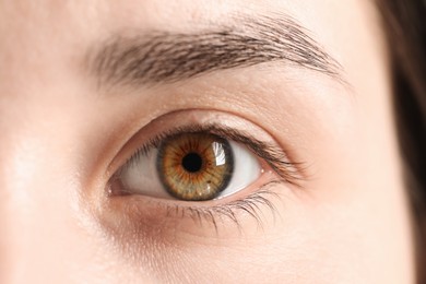 Photo of Macro photo of woman with beautiful eyes