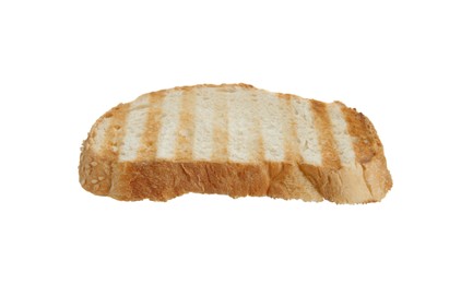 Photo of Slice of toasted bread isolated on white