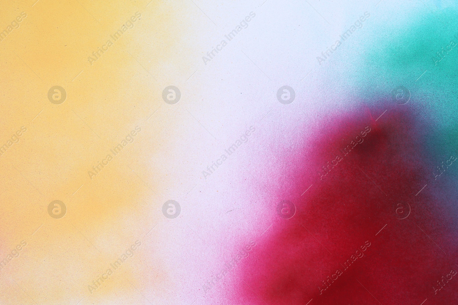 Photo of Texture of abstract spray paint as background, top view