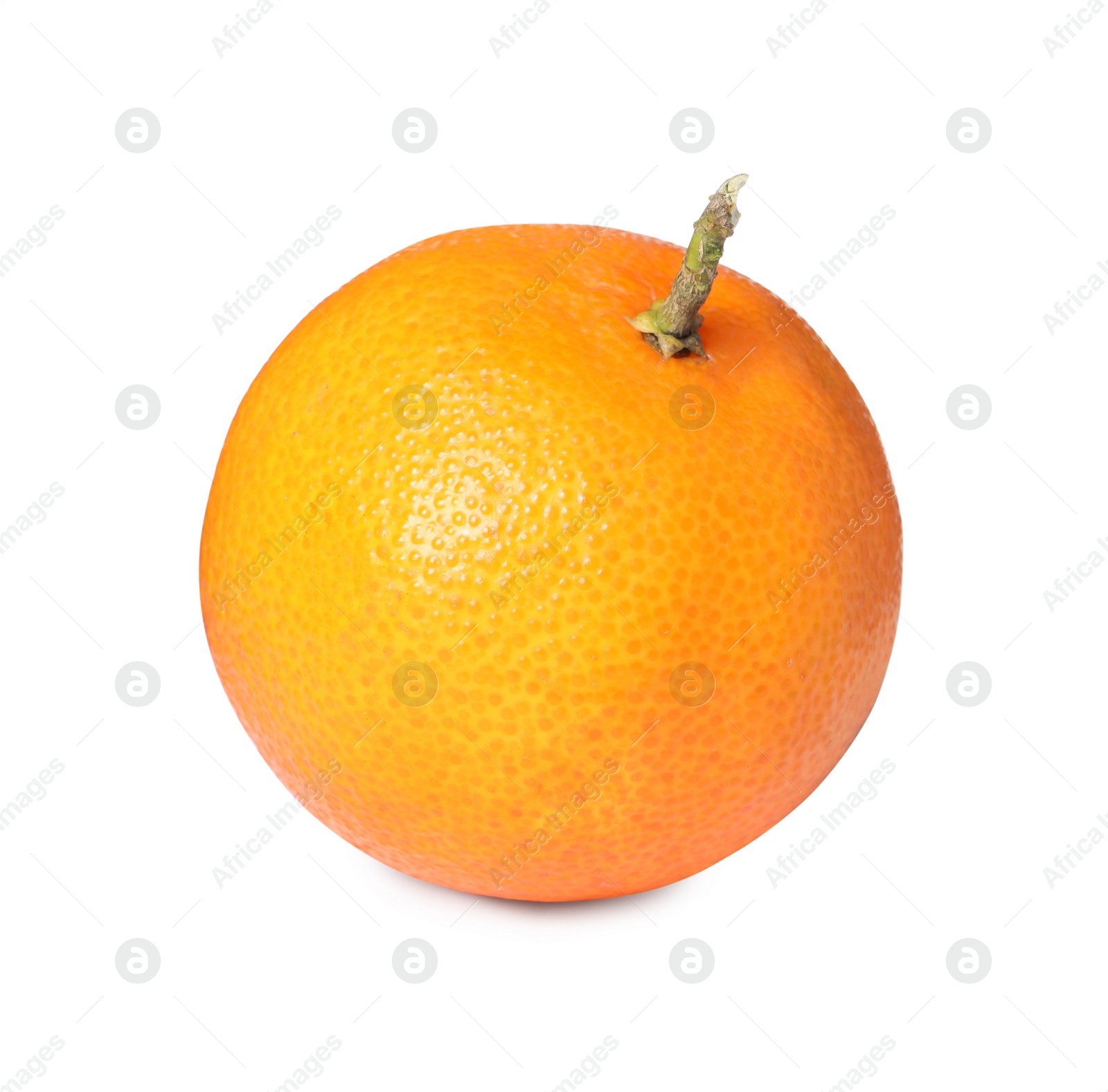 Photo of Fresh ripe juicy tangerine isolated on white