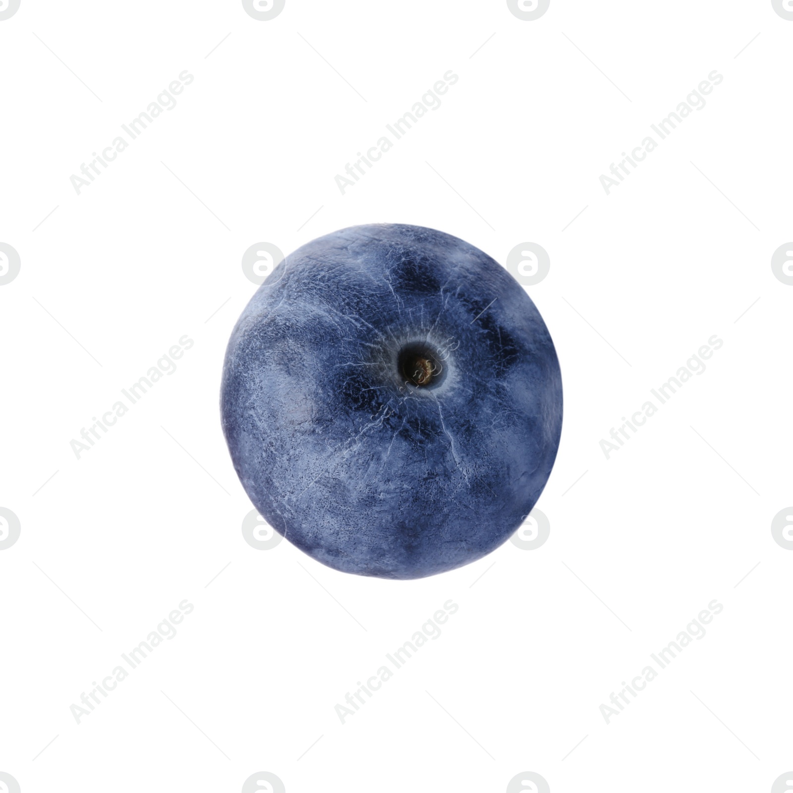 Photo of Tasty ripe fresh blueberry isolated on white