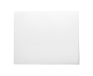 Photo of Sheet of baking paper isolated on white