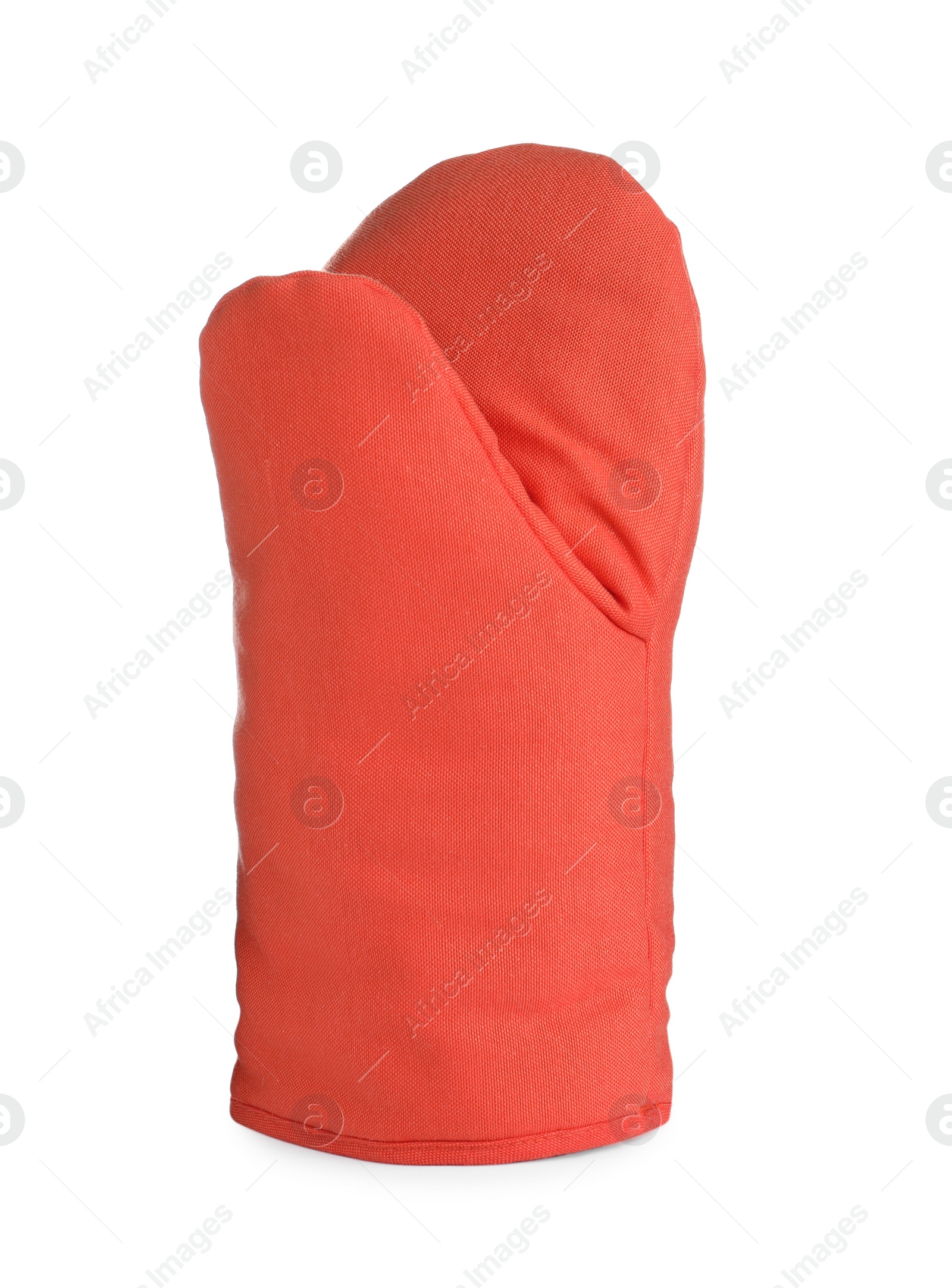 Photo of Oven glove for hot dishes isolated on white