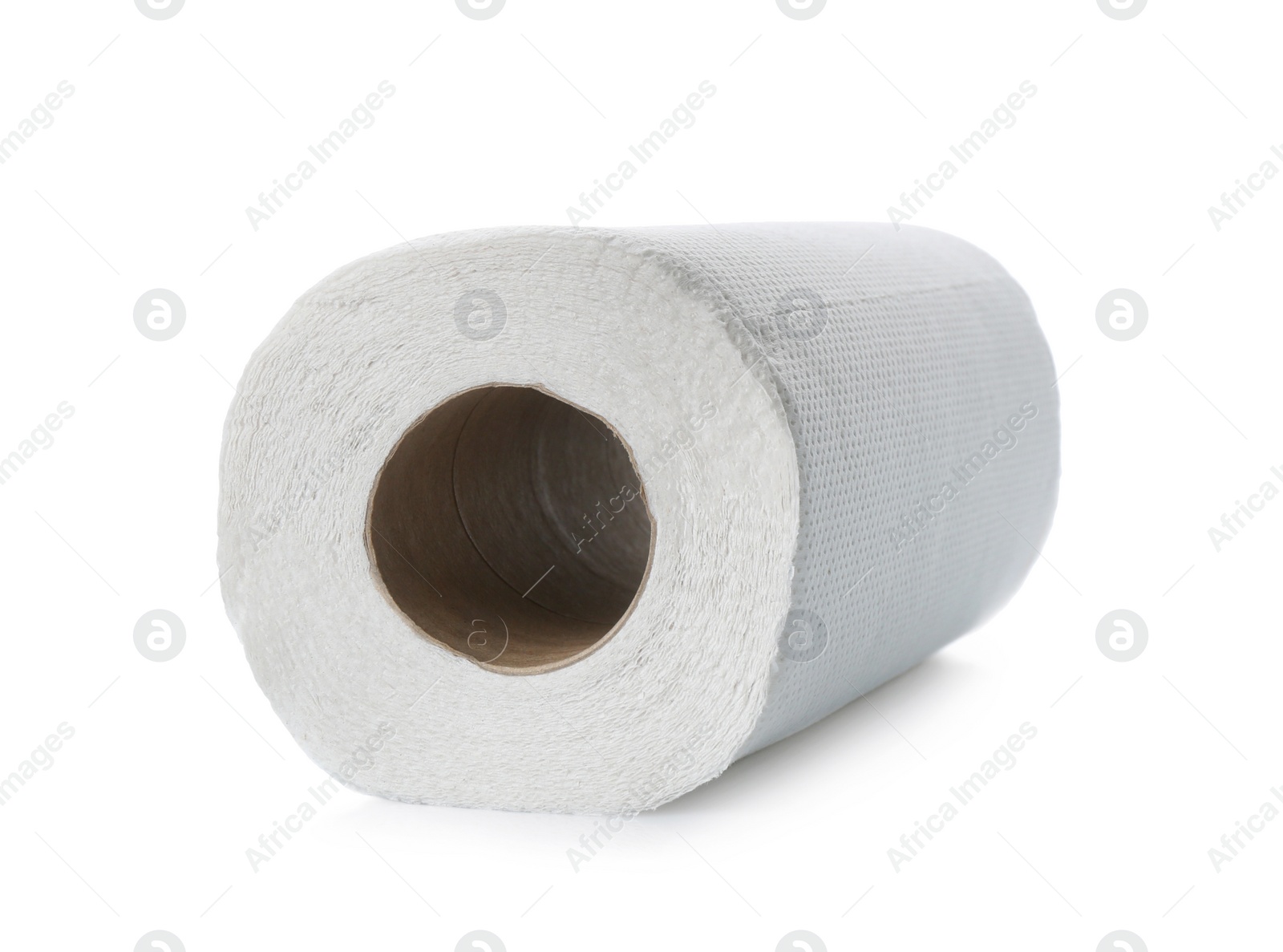 Photo of Roll of paper tissues isolated on white