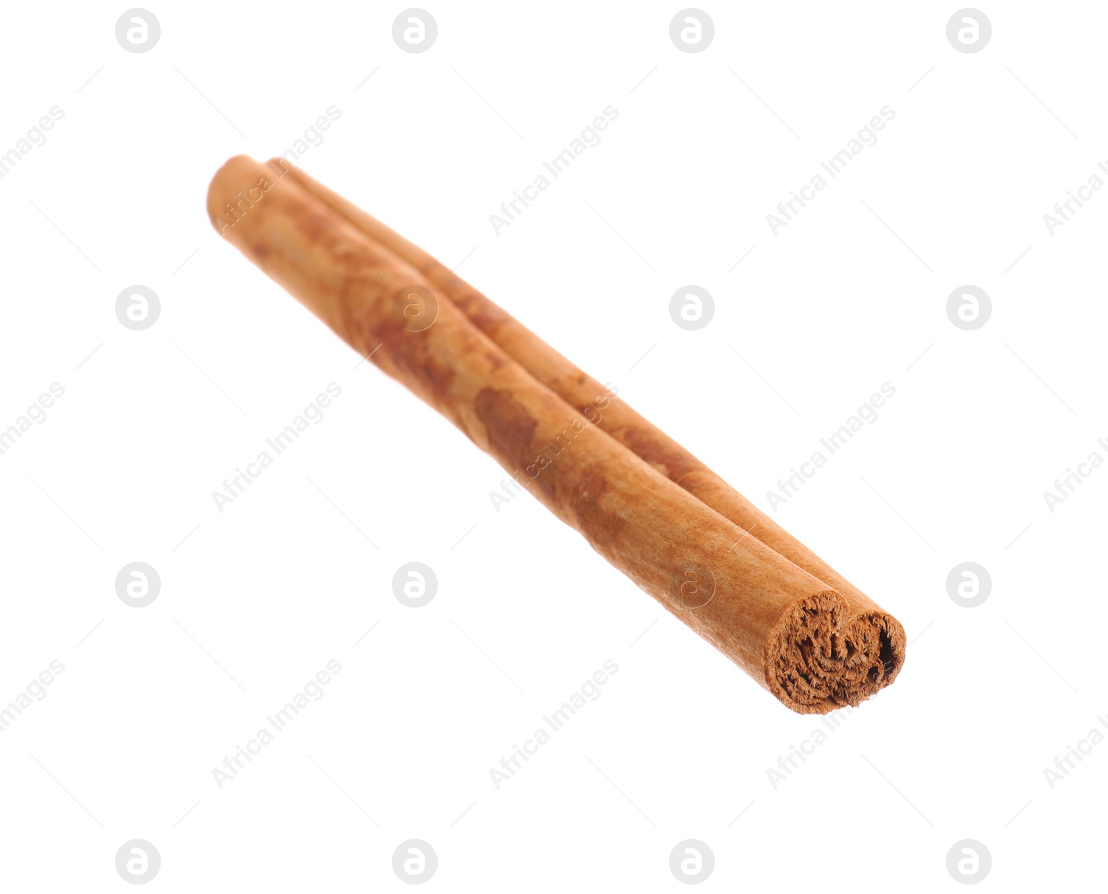 Photo of Dry aromatic cinnamon stick isolated on white