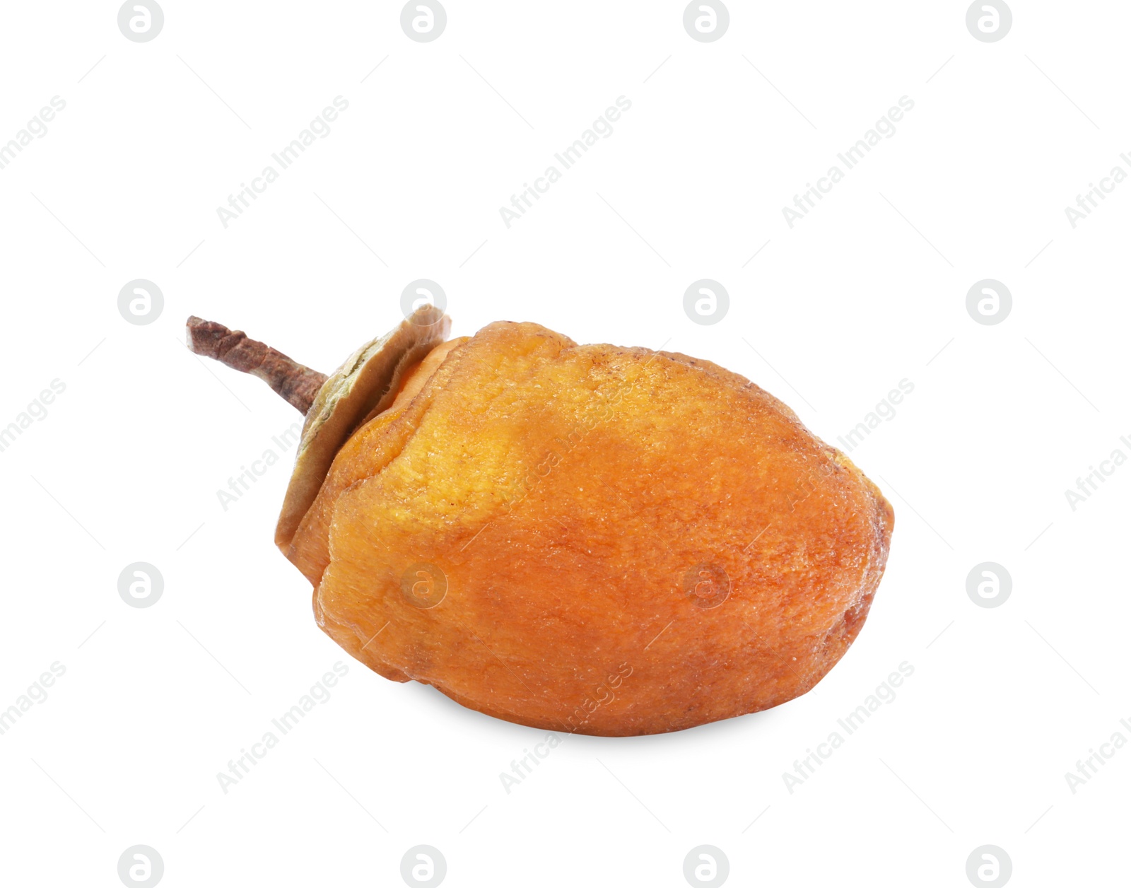 Photo of Tasty dried persimmon fruit isolated on white