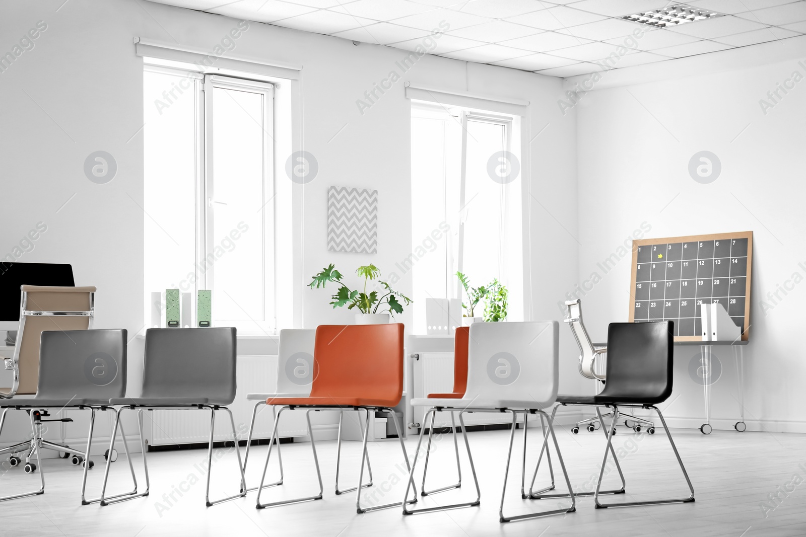 Photo of Modern office interior with chairs