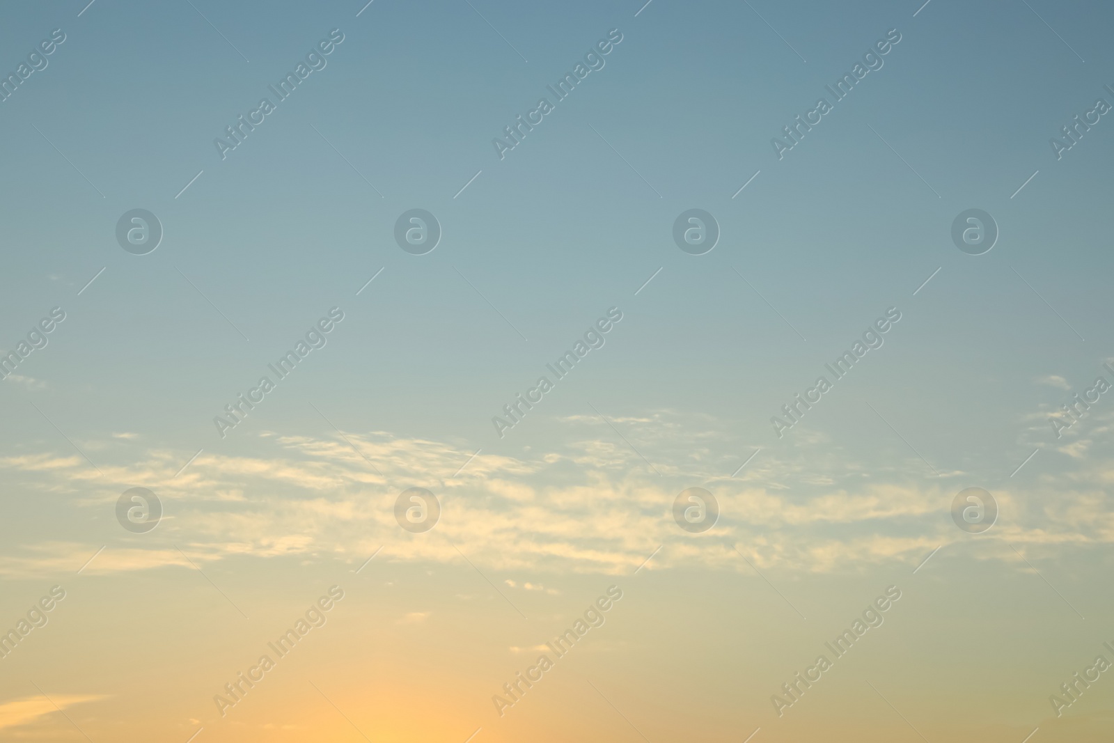 Photo of Picturesque view of beautiful cloudy morning sky