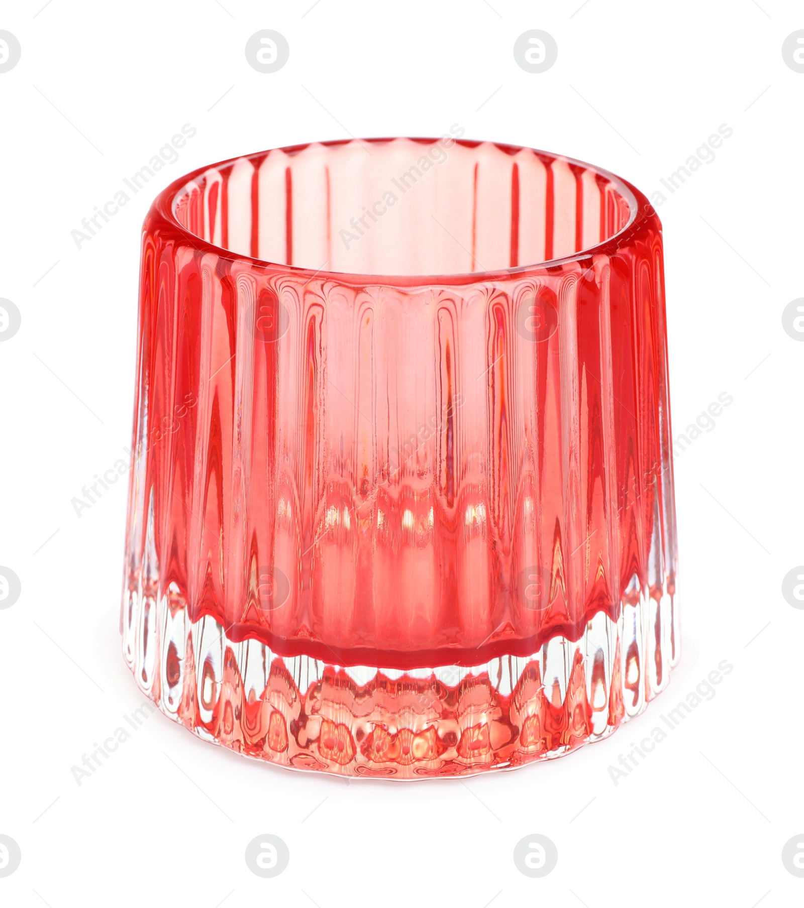 Photo of Beautiful clean empty glass on white background