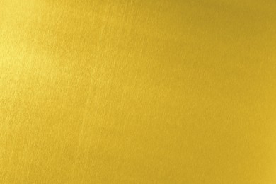 Image of Beautiful golden foil as background, top view