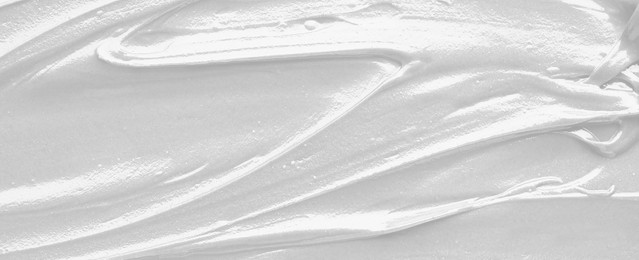 Image of White creamy texture as background, banner design