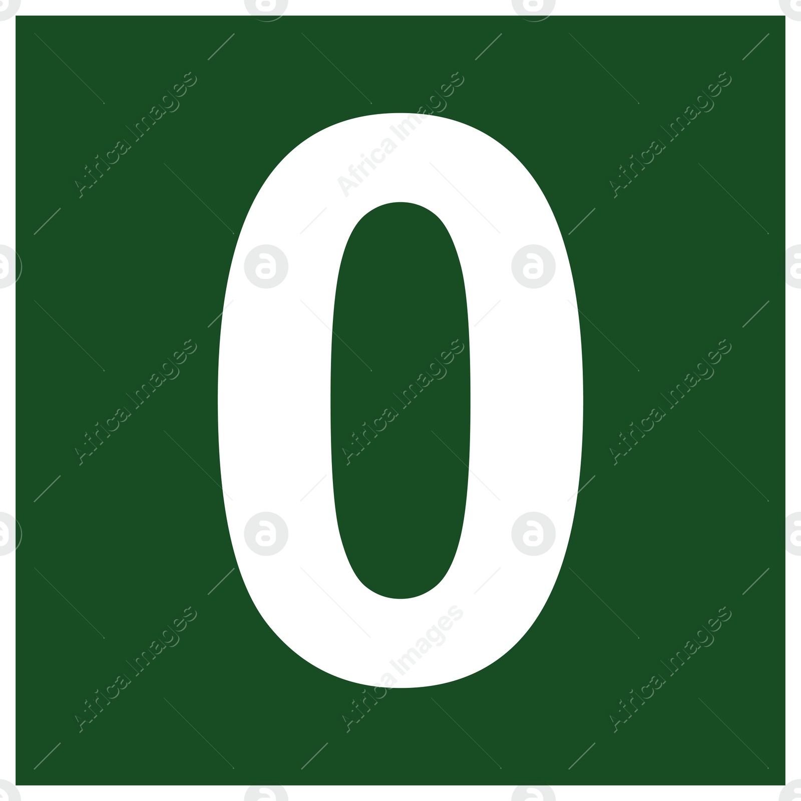 Image of International Maritime Organization (IMO) sign, illustration. . Number "0"