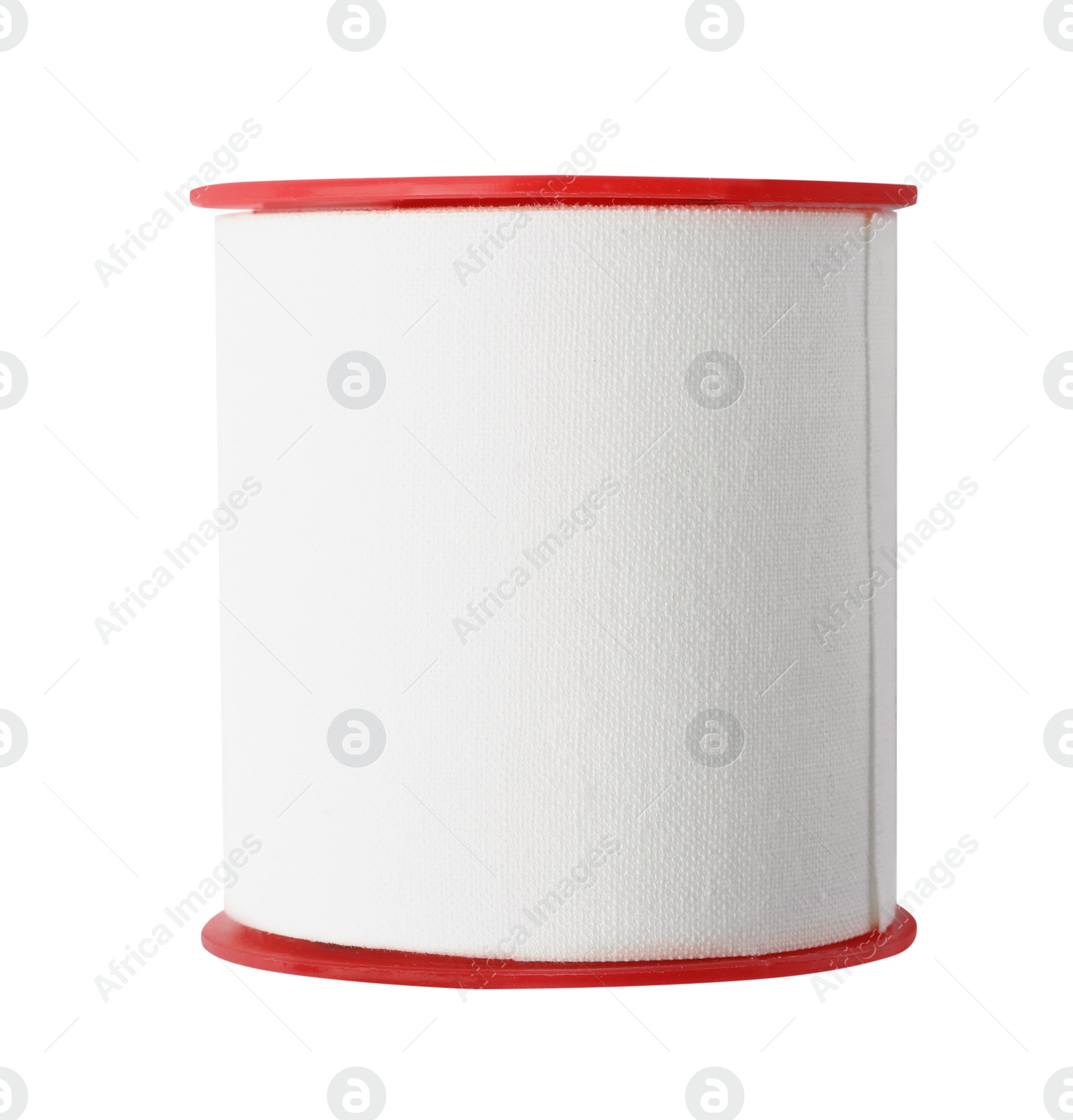 Medical sticking plaster roll isolated on white. First aid item Photo of Medical sticking plaster roll isolated on white. First aid item