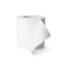 Photo of Medical sticking plaster roll isolated on white