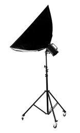 Photo of Studio lighting on white background. Food photography