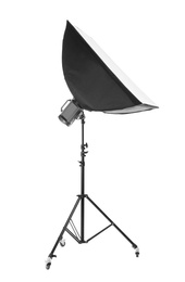 Photo of Studio lighting on white background. Food photography