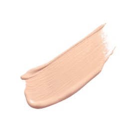 Photo of Smear of skin foundation isolated on white, top view
