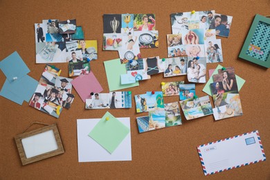 Photo of Vision board with different photos representing dreams