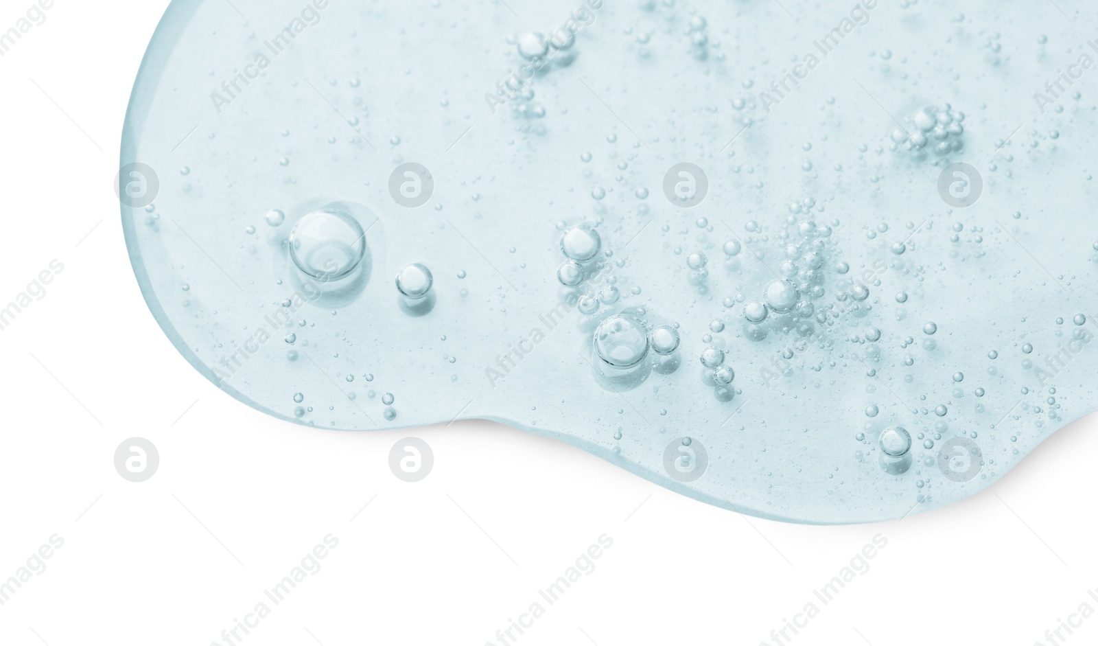 Image of Serum on white background, top view. Skin care product