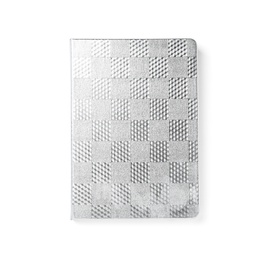 Colorful notebook on white background. School stationery