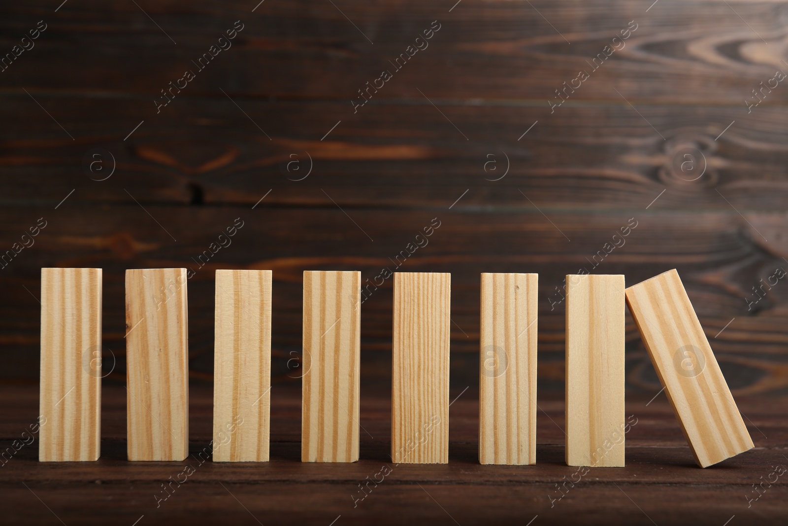 Photo of Blocks with word KEYWORDS on wooden background