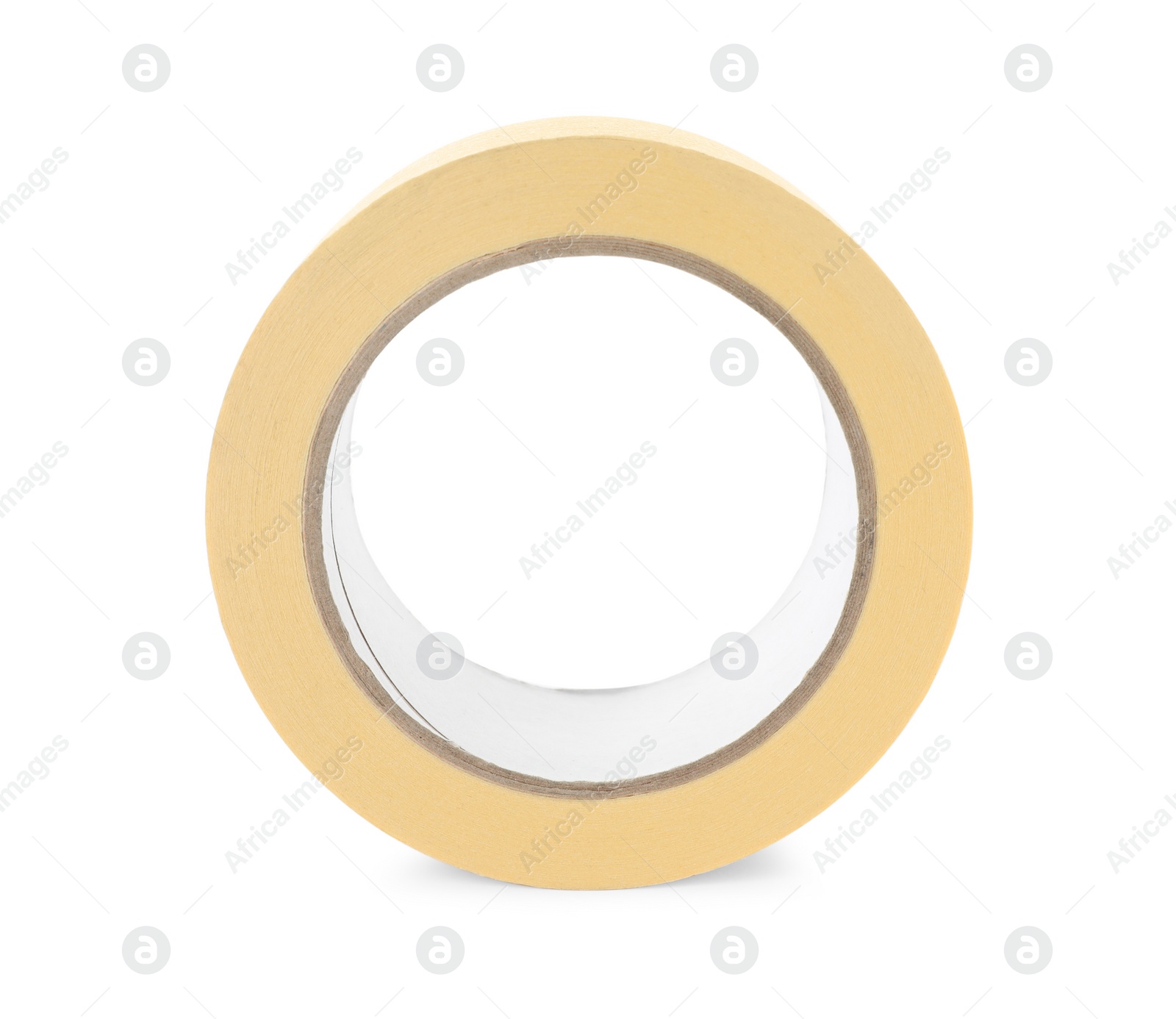 Photo of Roll of adhesive tape isolated on white