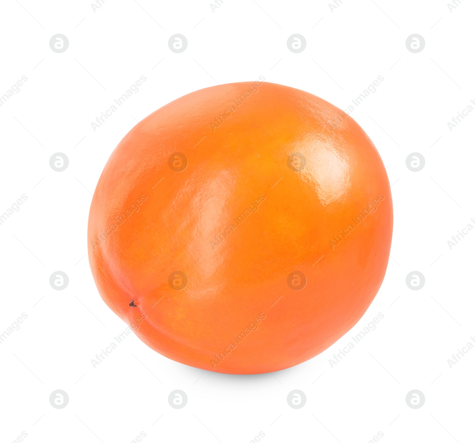 Photo of Delicious ripe juicy persimmon isolated on white